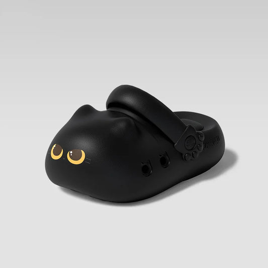 Three Flower Cat Claw Hole Shoes for Women at Home, Couple Wearing Outside, Arch Support, Thick Sole, anti Slip Hole Slippers